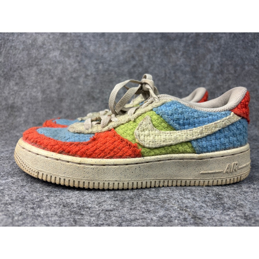 Nike Air Force 1 Low Kids 5.5Y Multi Color Woven Textile DV2192-400